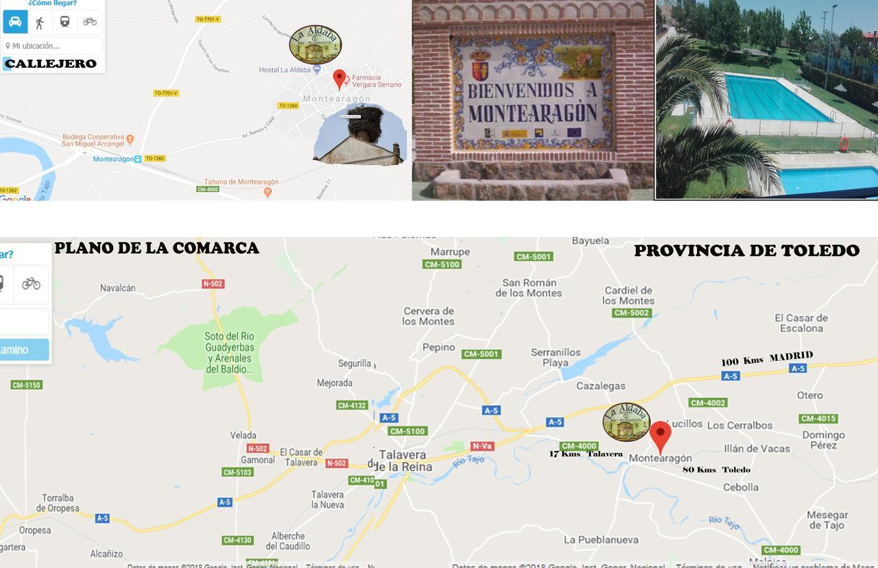 Montearagon Hostal La Aldaba酒店 外观 照片